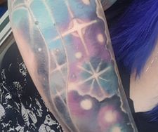 colour tattoo full sleeve