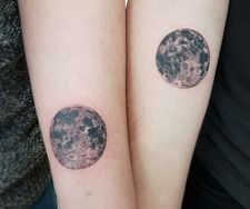 realism moon tattoo tattoos for couples manchester